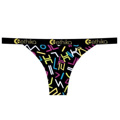 Ethika 90's Retro Brazilian Women's Cheeky Underwear Multicolor | KT6059178