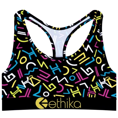 Ethika 90's Retro Women's Sports Bra Multicolor | CT4679015