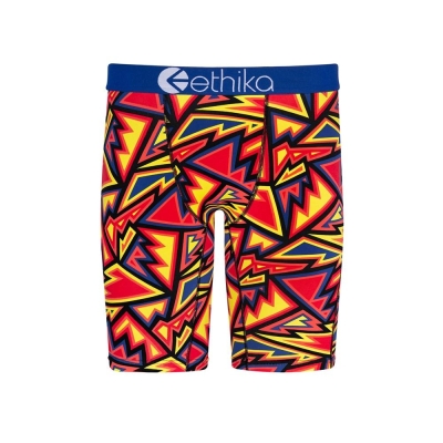 Ethika Abstract Range Staple Boys' Underwear Red Yellow | BQ2087564