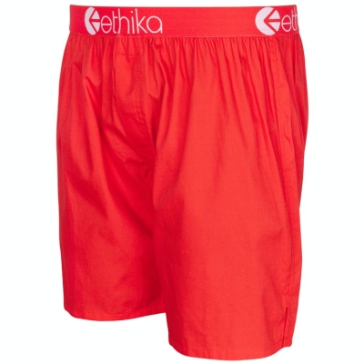 Ethika Abyss Men's Boxer Underwear Red | UT2089317