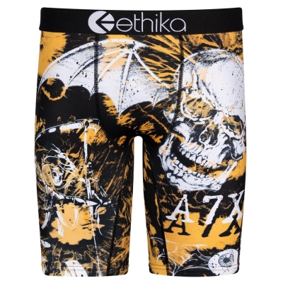 Ethika Acid Wash Men's Staple Underwear Gold Black | KF1025743