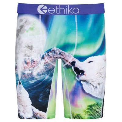 Ethika Aurora Wolves Men's Staple Underwear Multicolor | PB4915207