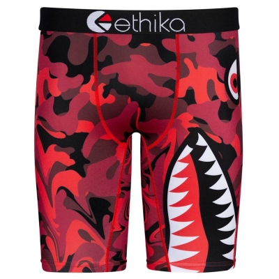 Ethika BMR Stealth Drip Men's Staple Underwear Red Black | CF4901536