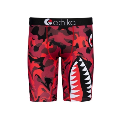 Ethika BMR Stealth Drip Staple Boys' Underwear Red Black | BL9708264