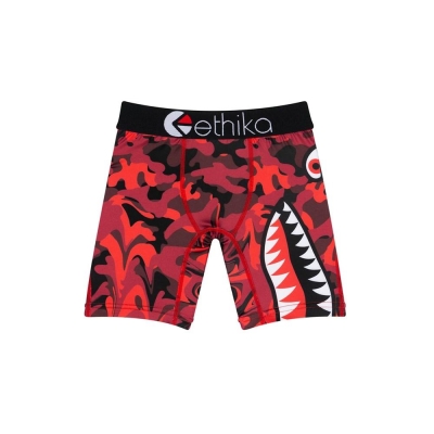 Ethika BMR Stealth Drip Staple Boys' Underwear Red Black | RB4938267