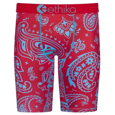 Ethika Bandana Love Men's Staple Underwear Red | OA5684320