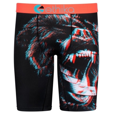 Ethika Bear Matrix 3D Men's Staple Underwear Black | RL8159764