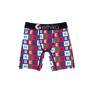 Ethika Blocks Staple Boys' Underwear Multicolor | SY4135269