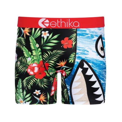 Ethika Bomber Beach Bum Men's Mid Boxers Multicolor | RY5347108