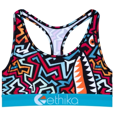 Ethika Bomber Session Women's Sports Bra Multicolor | VY2759103