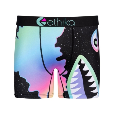 Ethika Bomber Space Men's Mid Boxers Multicolor | WY9713256