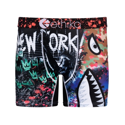 Ethika Bomber WTF Men's Mid Boxers Multicolor | AO9480672