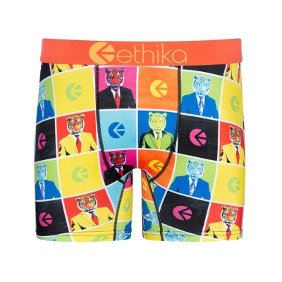 Ethika Business Casual Men's Mid Boxers Multicolor | DG5238917