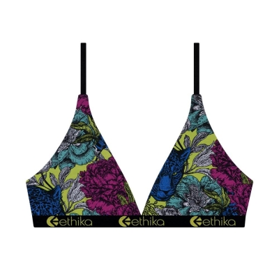 Ethika Coloring Book Women's Triangle Bra Multicolor | SZ9427385