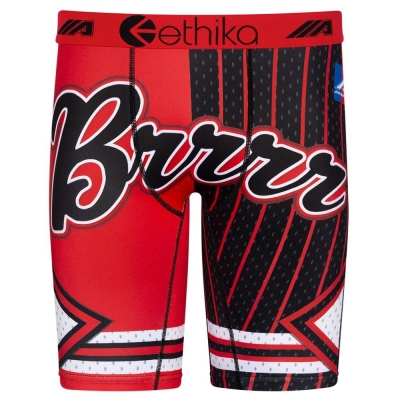 Ethika Coronar Men's Staple Underwear Red Black | KP5012986