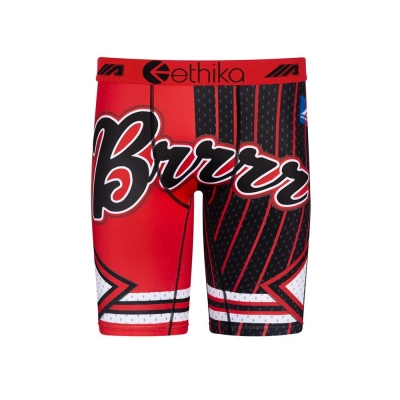 Ethika Coronar Staple Boys' Underwear Red Black | EC0367921