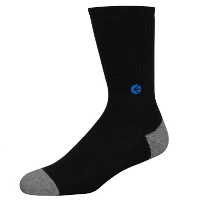 Ethika Crew Men's Socks Black | LP8157346