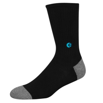 Ethika Crew Men's Socks Black | VW8731059