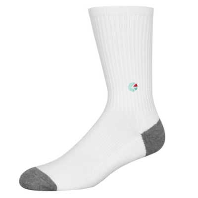 Ethika Crew Men's Socks White | DC8264719