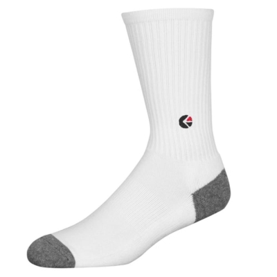 Ethika Crew Men's Socks White | SH1073296