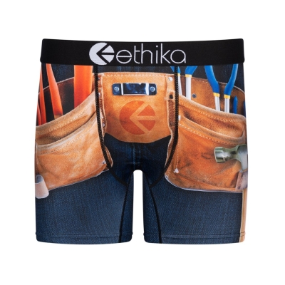 Ethika DIY Dad Men's Mid Boxers Navy | OG6175932