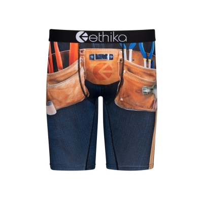 Ethika DIY Dad Staple Boys' Underwear Navy | JZ3897042