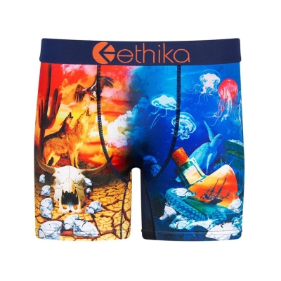 Ethika Diamond In The Rough Men's Mid Boxers Multicolor | EO1298634