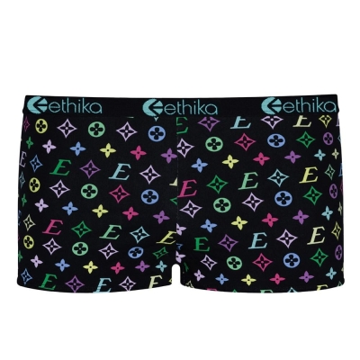 Ethika Drip Women's Shorty Underwear Black | SA5832907