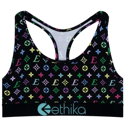 Ethika Drip Women's Sports Bra Black | JY1853674