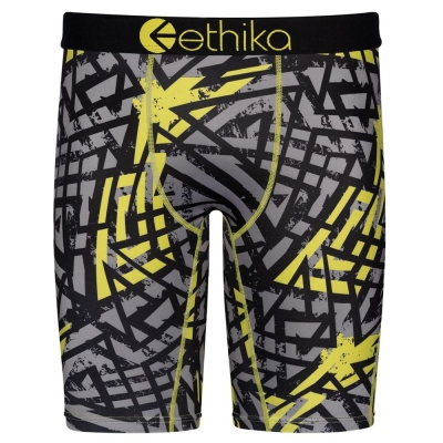 Ethika Electric Labryinth Men's Staple Underwear Grey | FM0736418