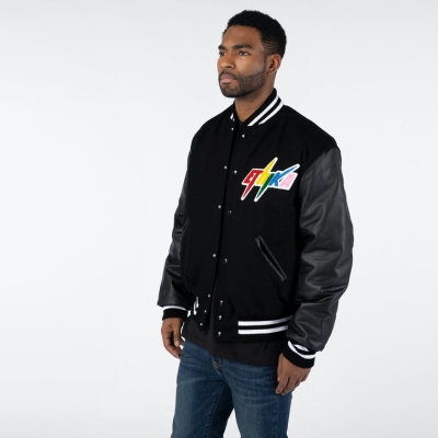 Ethika Ethika Bolt Men's Jackets Black | RW0491563