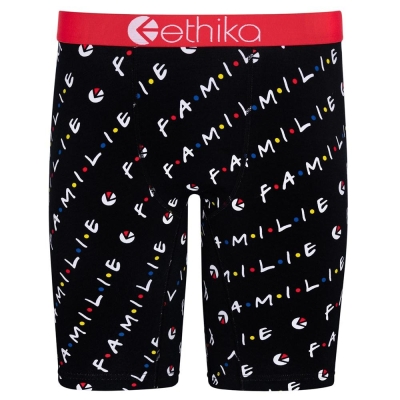 Ethika Familie Men's Staple Underwear Black | AO8237495