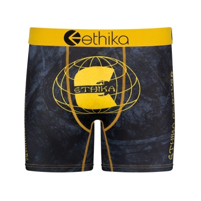 Ethika Forever Men's Mid Boxers Black | YB2857319