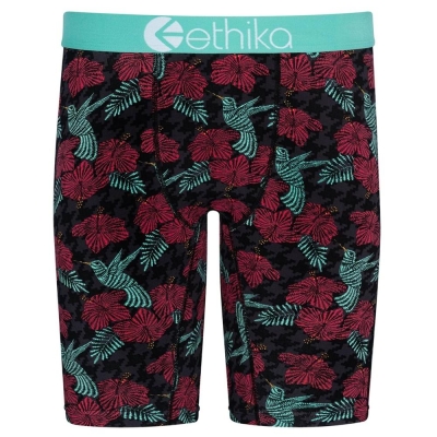 Ethika Hummer Men's Staple Underwear Black Red | DZ0123674