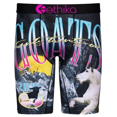 Ethika Los Goats Men's Staple Underwear Navy | VJ2930467