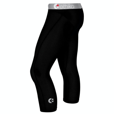 Ethika Micromesh 3/4 Men's Tight Black | GB0687194