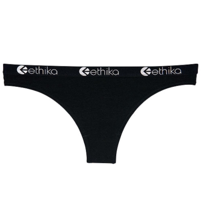 Ethika Midnight Women's Bikini Underwear Black | WT5961247