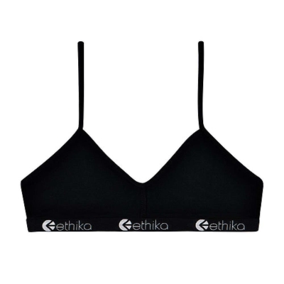 Ethika Midnight Women's Bralette Bra Black | KG5342817