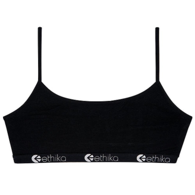 Ethika Midnight Women's Pullover Bra Black | JX4762830