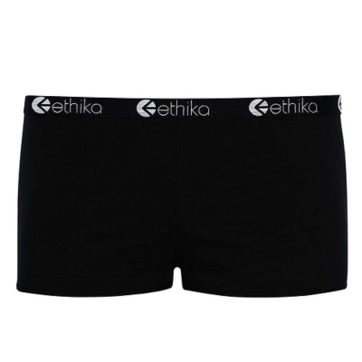 Ethika Midnight Women's Shorty Underwear Black | FU3671458