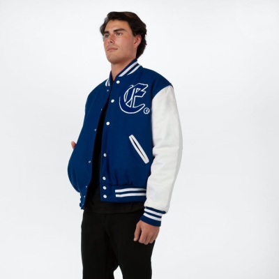 Ethika Monogram Men's Jackets Blue | YC9672158