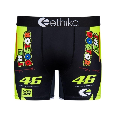 Ethika One Sec Men's Mid Boxers Black White | BR4973568