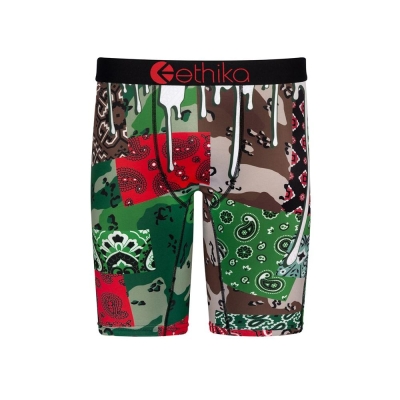 Ethika Paisley Camo Staple Boys' Underwear Multicolor | MD0781639