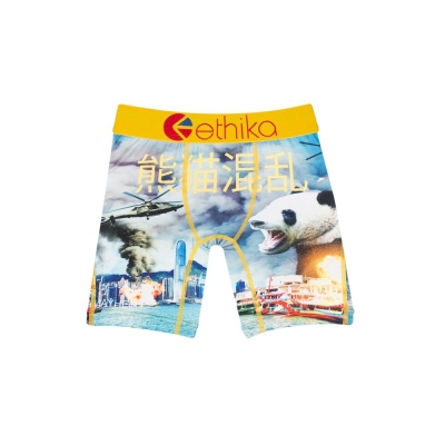 Ethika Panda Mayhem Staple Boys' Underwear Multicolor | BE2036971