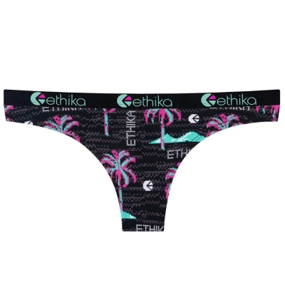 Ethika Patch Women's Bikini Underwear Black | HC0581692