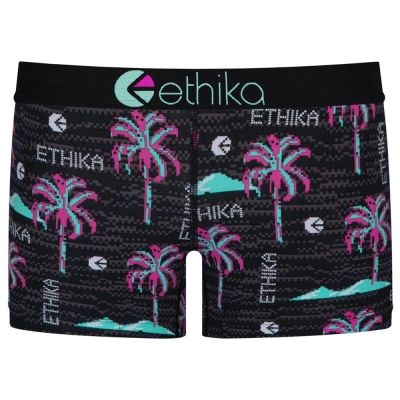 Ethika Patch Women's Staple Underwear Black | RJ9847015