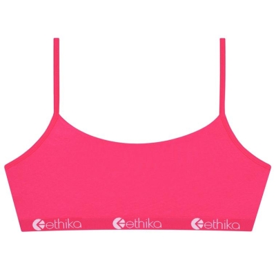 Ethika Punk Women's Pullover Bra Pink | IC3540619