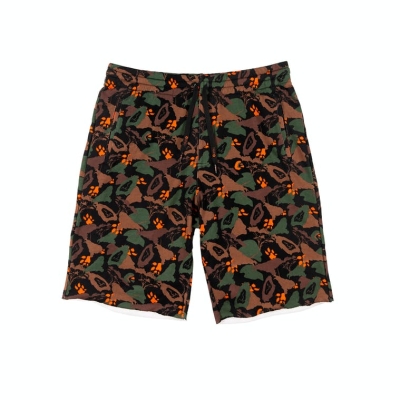 Ethika Raw Edge Boys' Shorts Camouflage | PM7802916