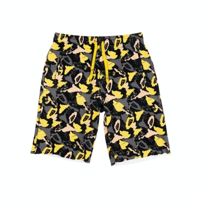 Ethika Raw Edge Boys' Shorts Yellow Grey | FK4907186