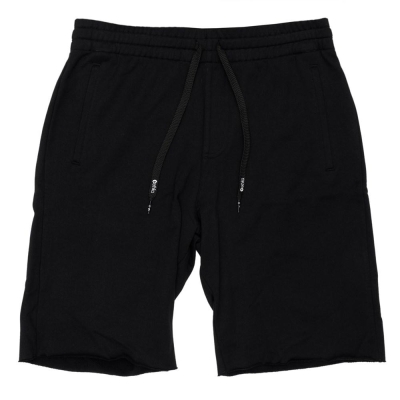 Ethika Raw Edge Men's Shorts Black | WA1428706